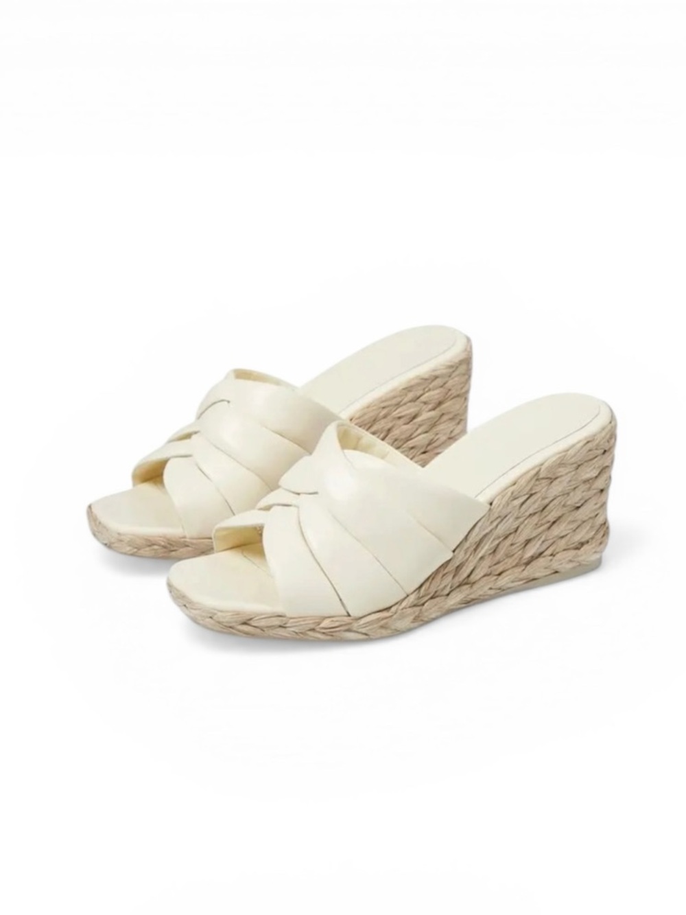Vince Gillian Mule Sandal White Sz 7.5